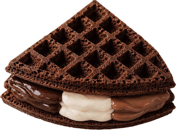 Paris Bites Death by Chocolate waffle