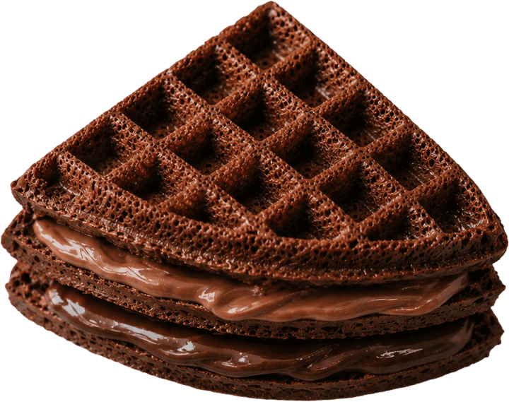Paris Bites Nutella Indulgence waffle